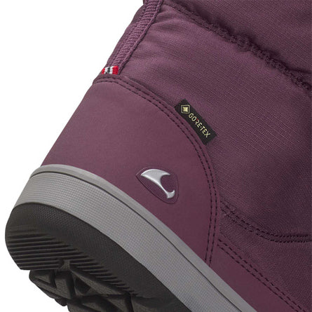 Viking Alba GTX women's hiking boots in vibrant purple, featuring waterproof GORE-TEX technology for ultimate outdoor performance and comfort
