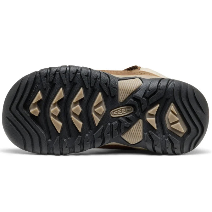 Klassischer und funktionaler KEEN WP TEX KANIBOU Stiefel in braun und petrol, perfekt für jedes Abenteuer