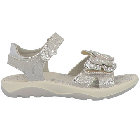 LURCHI Sandale FARFALLA - silber / Glitzer / Schmetterling - Beautiful silver glitter butterfly sandals for girls