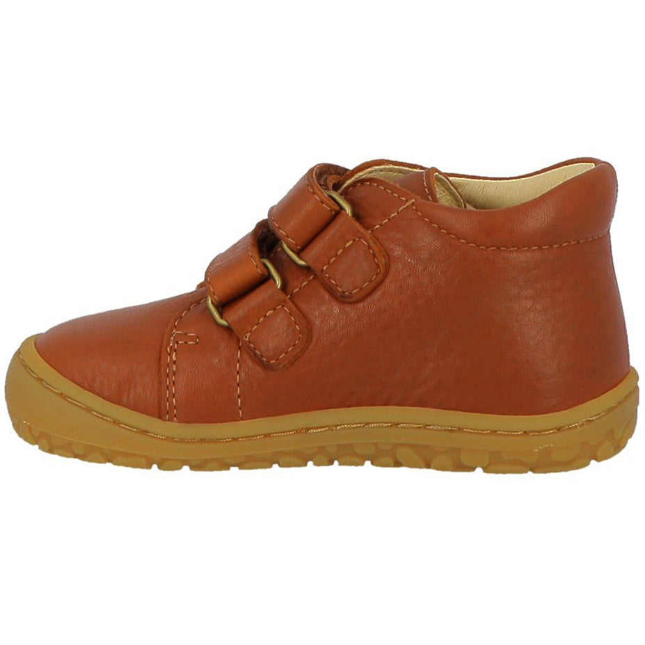 LURCHI Barfuß Halbschuh NORIK - cognac, a comfortable and stylish barefoot shoe for men in rich cognac color