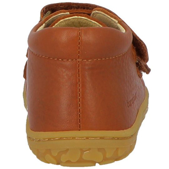 LURCHI Barfuß Halbschuh NORIK - cognac: Comfortable and stylish cognac-colored barefoot half shoe for kids