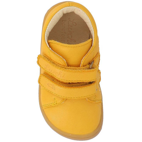  LURCHI Barfuß Halbschuh NORIK - gelb with easy adjustable straps 