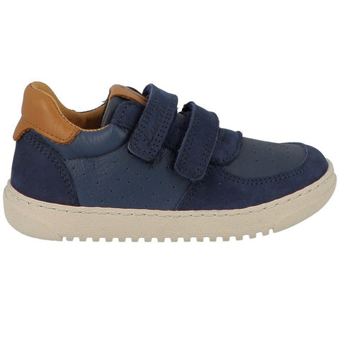LURCHI Barfuß Halbschuh MARKIO - blau / braun Kinder 