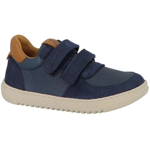 LURCHI Barfuß Halbschuh MARKIO in blue and brown for kids