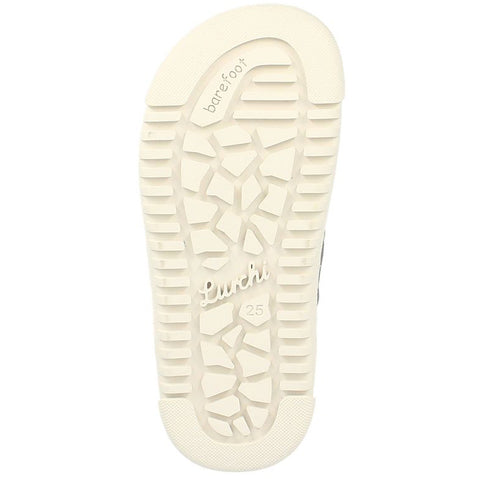 LURCHI Barfuß Halbschuh MONTI in light grey and lemon yellow color, a comfortable and stylish shoe for barefoot walking