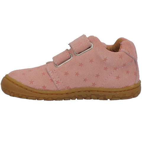 Adorable LURCHI Barfuß Halbschuh NUNIA in pink with cute star design