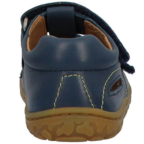 Blue LURCHI Barfuß Halbsandale NANDO, a comfortable and stylish half-sandal