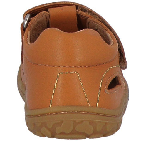 Brown LURCHI Barfuß Halbsandale NANDO - comfortable and stylish half sandal for barefoot walking