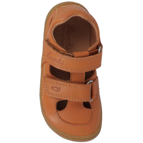 LURCHI Barfuß Halbsandale NANDO - braun - a comfortable and stylish brown half sandal for barefoot walking