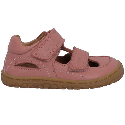 LURCHI Barfuß Halbsandale NANDO - rosa - A comfortable and stylish pink half sandal for barefoot walking