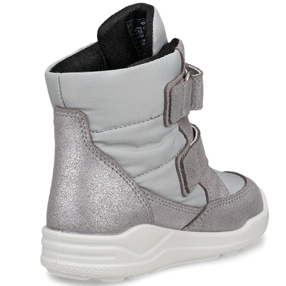 Bequemer und moderner ECCO GORE-TEX Stiefel URBAN MINI in Silber mit robustem Design