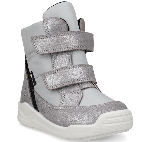 Modischer ECCO GORE-TEX Stiefel URBAN MINI in silber mit langlebiger Verarbeitung und atmungsaktiver Technologie