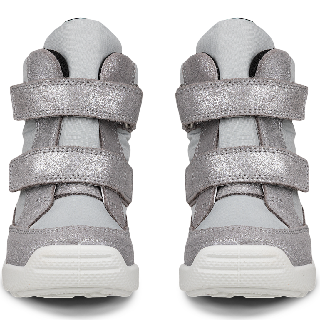 Wasserdichte ECCO GORE-TEX Stiefel URBAN MINI in silber, die Schutz und Style vereinen