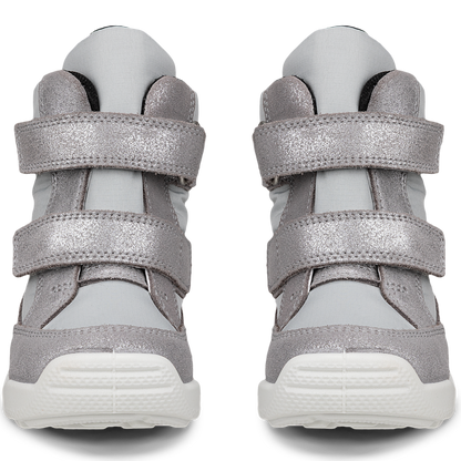 Wasserdichte ECCO GORE-TEX Stiefel URBAN MINI in silber, die Schutz und Style vereinen