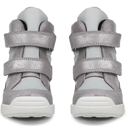 Wasserdichte ECCO GORE-TEX Stiefel URBAN MINI in silber, die Schutz und Style vereinen