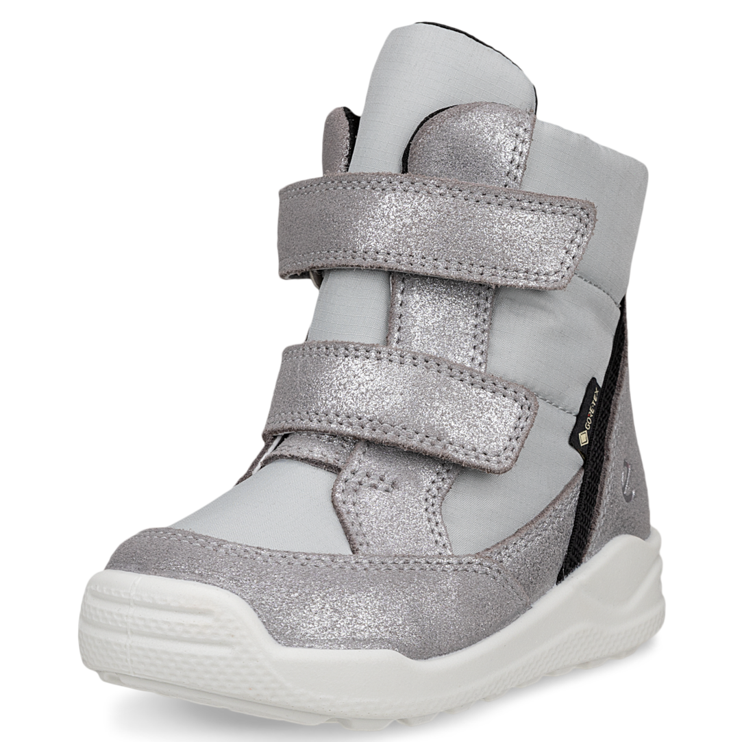 ECCO GORE-TEX URBAN MINI Stiefel in Silber, perfekt für den urbanen Alltag bei jedem Wetter