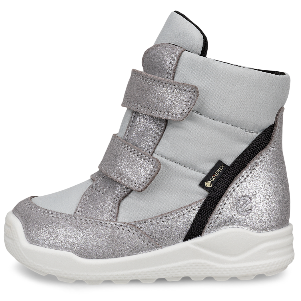 Hochwertige ECCO GORE-TEX Stiefel URBAN MINI 764802-61412 in stilvollem Silber für optimalen Wetterschutz