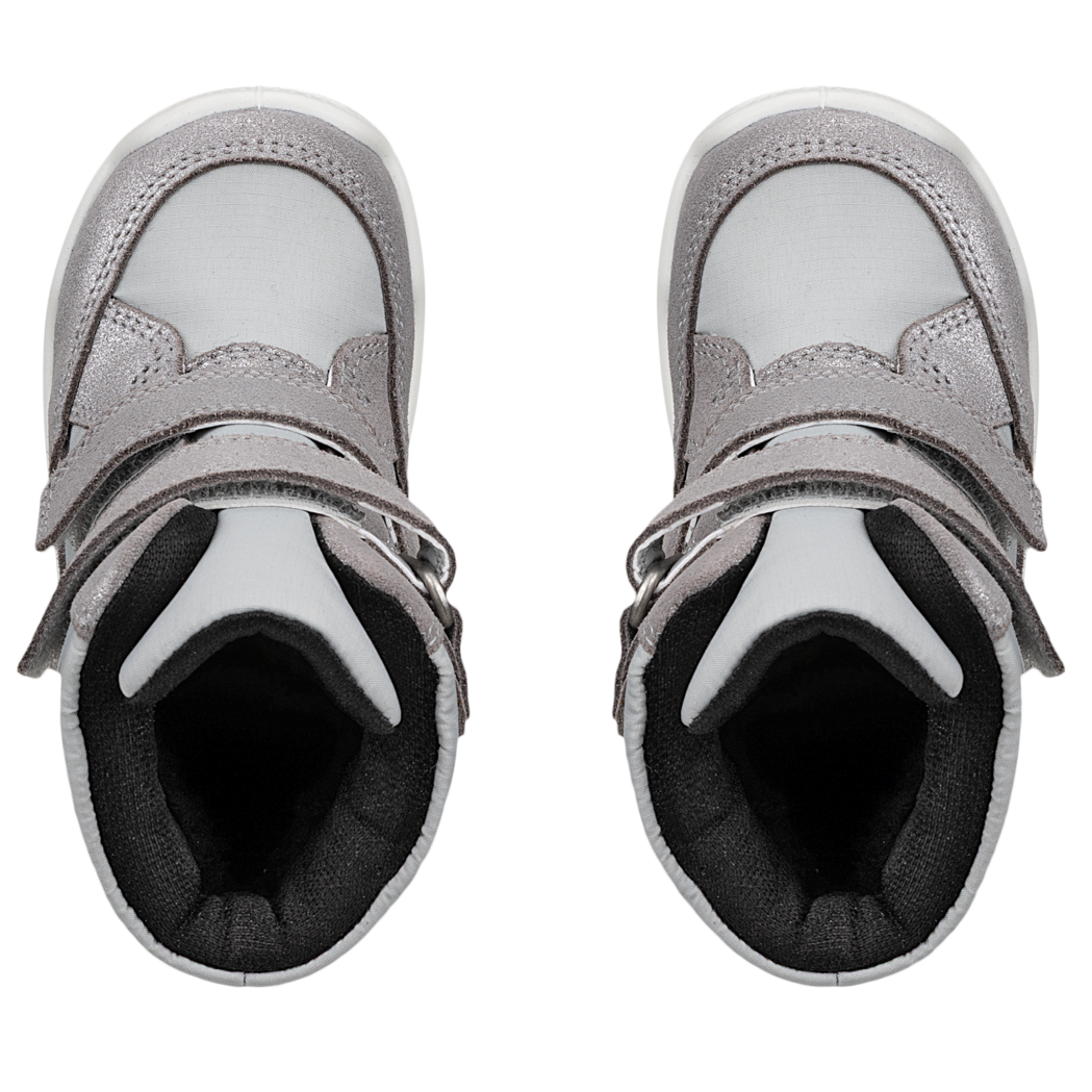 ELEGANTER ECCO GORE-TEX Stiefel URBAN MINI in Silber, gefertigt mit innovativer Waterproof-Technologie