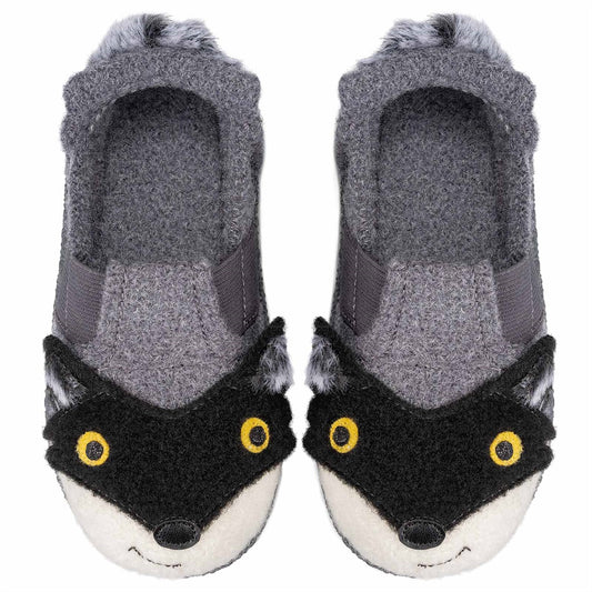 NANGA Hausschuh 15-0304-65 -  dunkelgrau / Waschbär