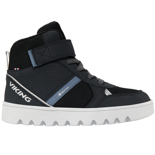 VIKING GORE-TEX Knöchelschuh FLEEK WARM GTX 1V - schwarz waterproof outdoor shoe with ankle support and insulation for cold weather 