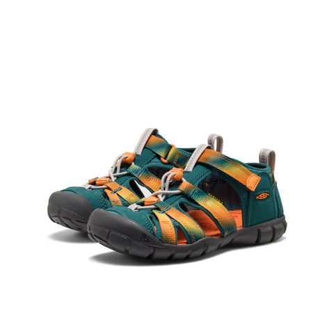 KEEN Halbsandale SEACAMP II CNX - petrol / orange / gelb