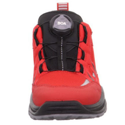 Superfit Gore-Tex halbschuh Jupiter 9069-501 in red and black, a high-performance outdoor shoe for all-weather activities