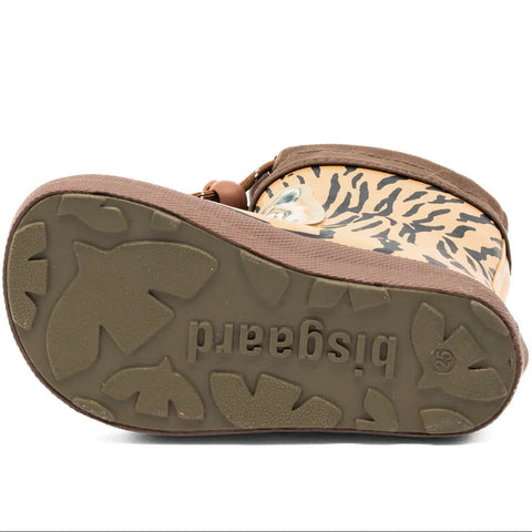 BISGAARD Barfuß Thermo Gummistiefel 92024-5137 - braun / orange / Tiger