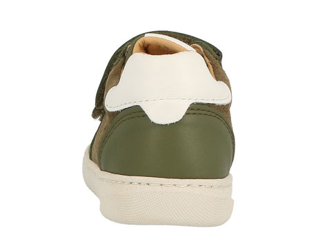 LURCHI Barfuß Halbschuh MARKIO - olivgrün / braun, a stylish and comfortable barefoot shoe for men in olive green and brown color