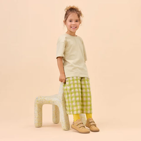 AFFENZAHN Barfuß Halbschuh BUDDY Tiger - beige / gelb