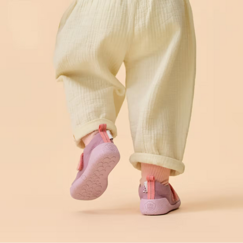 AFFENZAHN Barfuß Halbschuh SMALLY OTTER - flieder / rosa