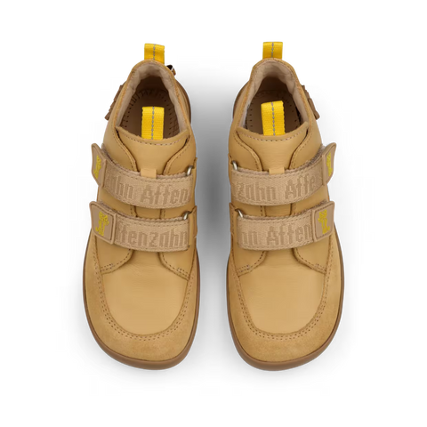AFFENZAHN Barfuß Halbschuh BUDDY Tiger - beige / gelb