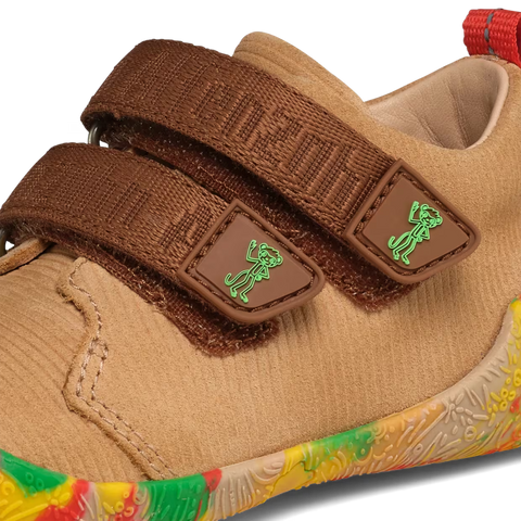 AFFENZAHN Barfuß Halbschuh WALKY AFFENZAHN - beige / braun / bunt