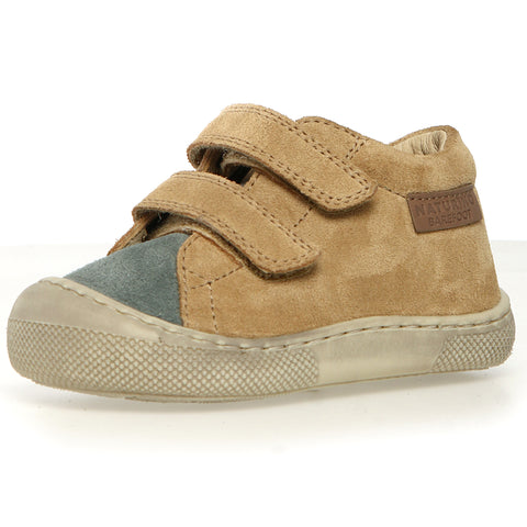 NATURINO Barfußschuh Halbschuh AMUR - sand / salbei - comfortable and stylish barefoot shoe for kids
