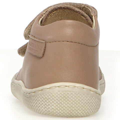 NATURINO Barfußschuh Halbschuh AMUR - taupe: Kids' barefoot shoe in taupe color with breathable materials