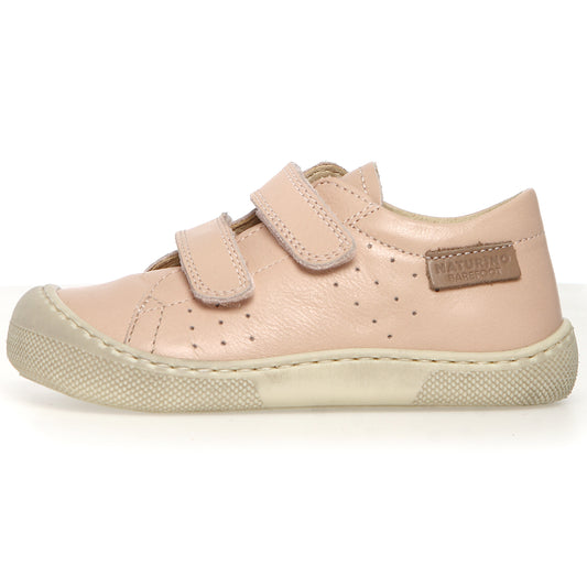 Natürlich aussehender puderrosa Halbschuh BIRA von NATURINO Barfußschuh 