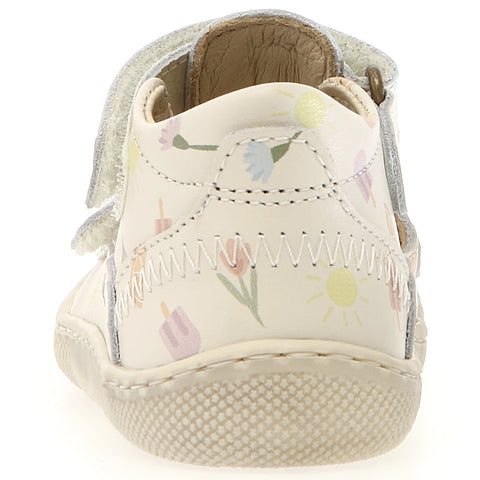 NATURINO Barfußschuh Halbsandale IRTYS - créme / Summertime Innenansicht der komfortablen Barfußschuh Halbsandale