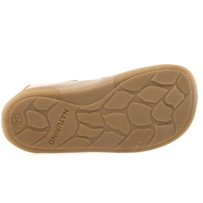 Natural barefoot ankle shoe KESY in gray and yellow for comfortable, flexible foot movement