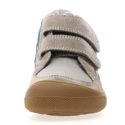 Naturino Barfuß Knöchelschuh KESY in grau und gelb, flexible barefoot shoe for comfortable walking and natural foot development for children