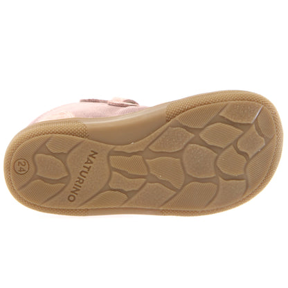 NATURINO Barfuß Stiefel KODDAS in rosa und hellblau, perfekt für gesunde Kinderfüße