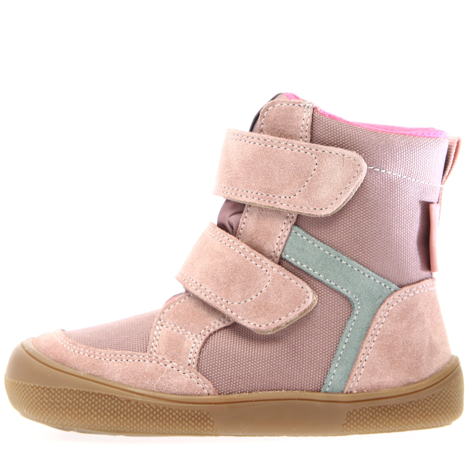 NATURINO Barfuß Stiefel KODDAS in rosa mit flexibler Sohle
