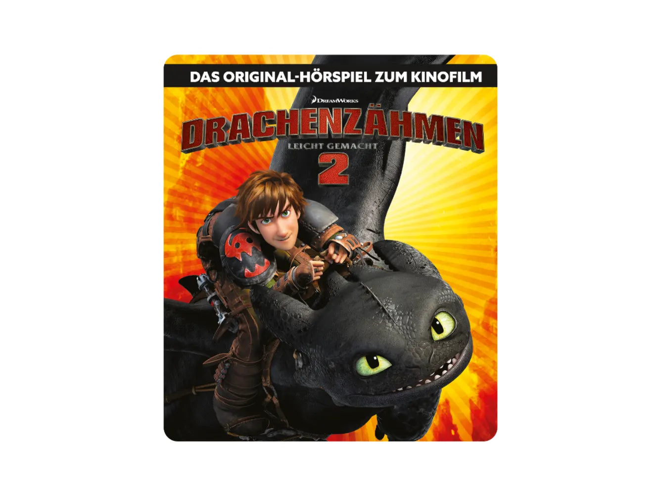 Drachenzähmen leicht gemacht 2 Tonies Figur zeigt Hiccup und Toothless in actionreicher Pose mit lebendigen Farben