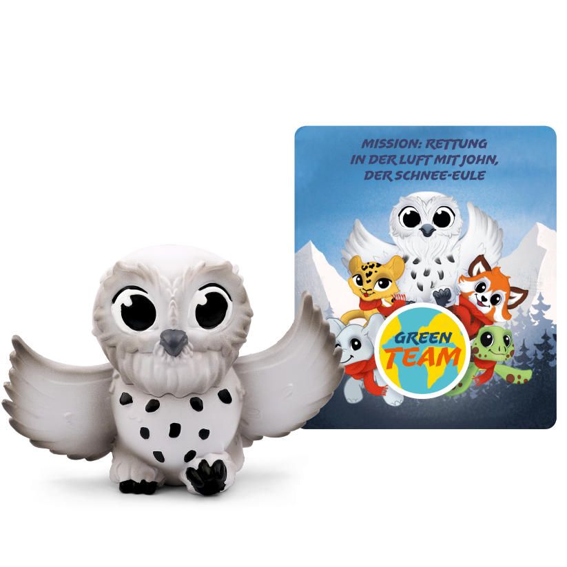 TONIES Figur - Green Team - Mission Rettung aus der Luft mit John der Schnee-Eule