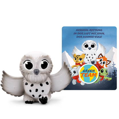 TONIES Figur - Green Team - Mission Rettung aus der Luft mit John der Schnee-Eule
