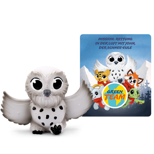 TONIES Figur - Green Team - Mission Rettung aus der Luft mit John der Schnee-Eule