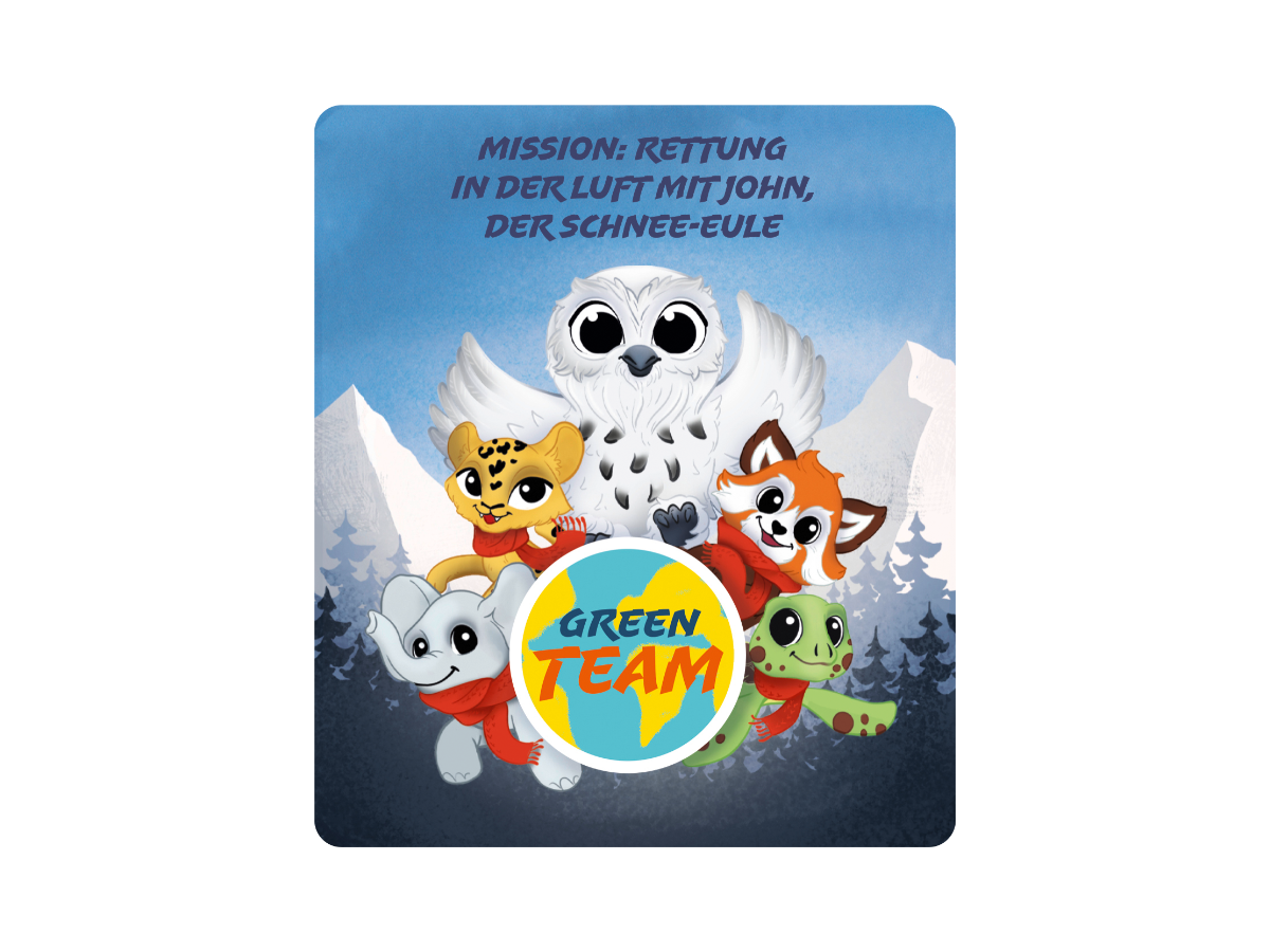 TONIES Figur - Green Team - Mission Rettung aus der Luft mit John der Schnee-Eule