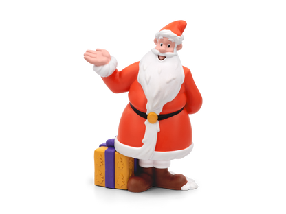 Rudolph das Rentier mit leuchtender rote Nase und braunem Fell, bereit für die Weihnachtsnacht