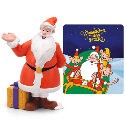 Tonies Figur des Weihnachtsmanns mit rotem Mantel und weißem Bart, perfekt für die Weihnachtszeit