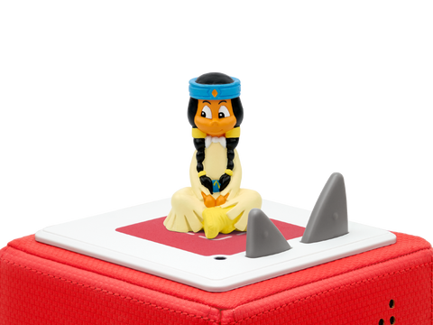 Top angle view of TONIES Figur - Yakari - Best of Regenbogen figurine highlighting the unique design and playful expression