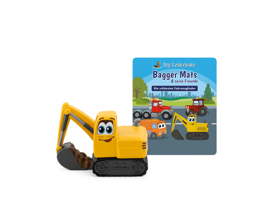 TONIES figure - Sing children's songs - Excavator Mats &amp; his friends: The most beautiful vehicle songs