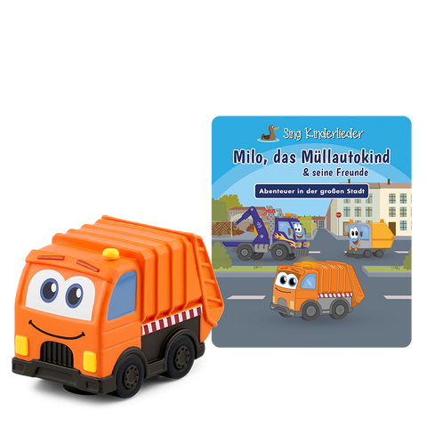 TONIES Figur - Milo, das Müllauto-Kind & seine Freunde - Abenteuer in der großen Stadt